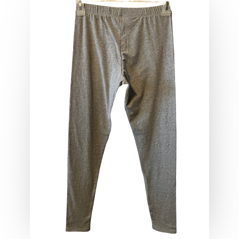 NWT Woman’s Solid Grey Ankle 𝅺LEGGINGS  w/ Elastic Waist